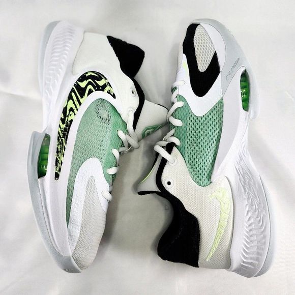 Nike Zoom Freak 4 Greek‎ Coast line Shoes White Green DJ6149-100 Run Men Size 5 - Picture 4 of 9